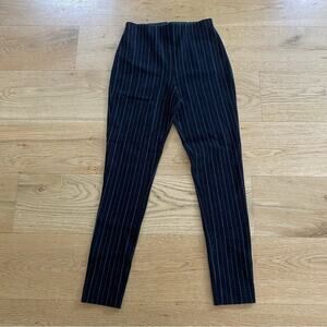 NBD High Waist Pinstripe Leggings in Black & White